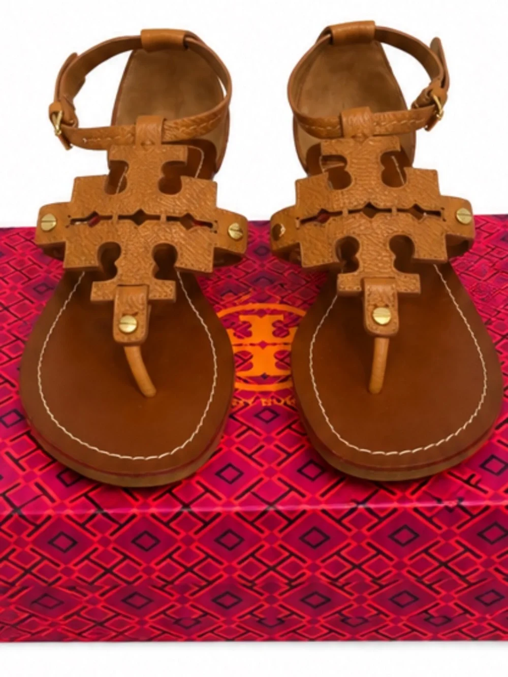 Tory Burch Chandler 50MM Wedge Sandal in Royal Tan